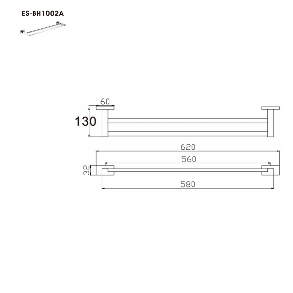 Thanh treo khăn Esslinger ES-BH1002