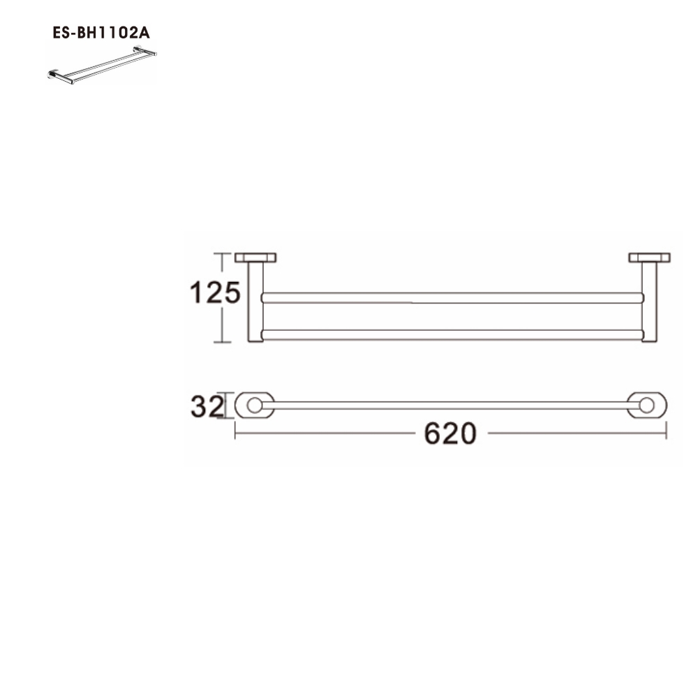 Thanh treo khăn Esslinger ES-BH1102