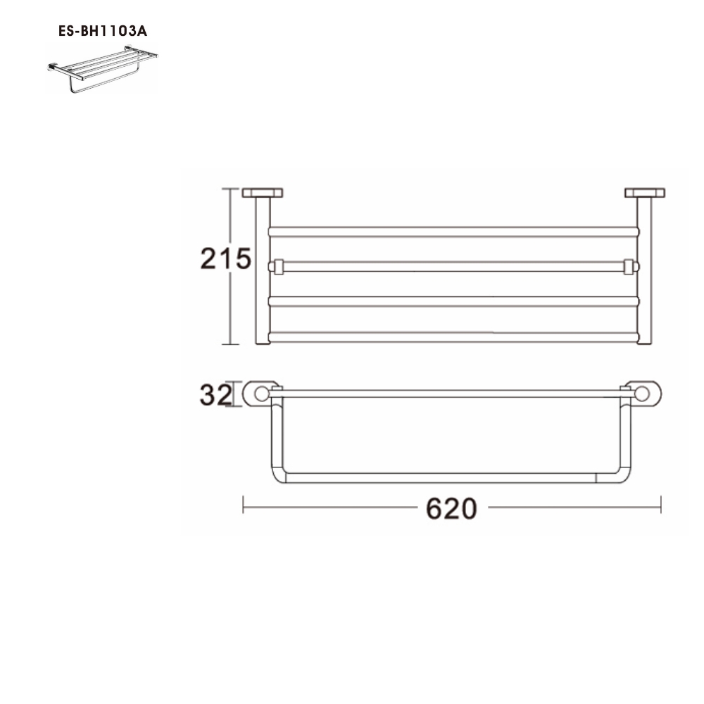 Thanh treo khăn Esslinger ES-BH1103
