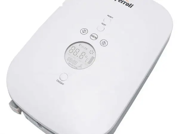 Máy nước nóng trực tiếp Ferroli Divo SDN hiển thị nhiệt độ