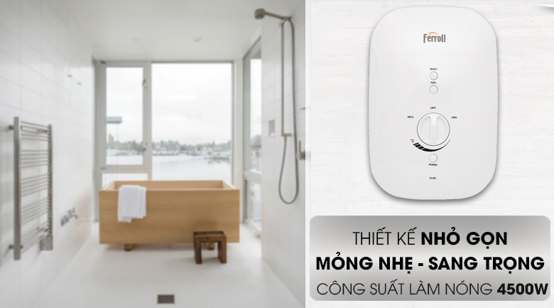 Máy nước nóng trực tiếp Ferroli Divo SSN không bơm