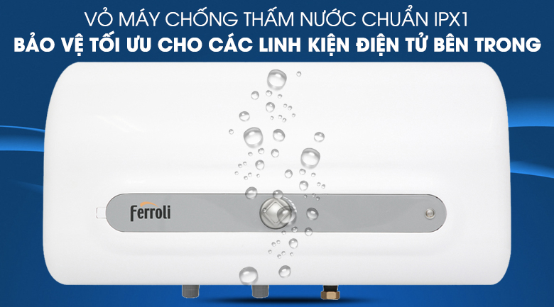 Máy nước nóng gián tiếp Ferroli QQ ME 15L / 20L / 30L chống giật