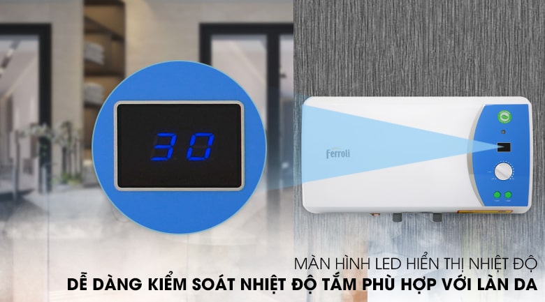 Máy nước nóng gián tiếp Ferroli Verdi AE