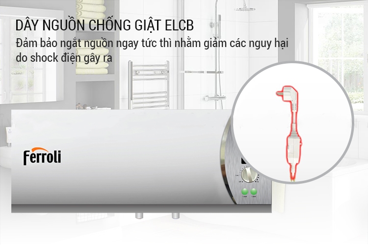 Máy nước nóng gián tiếp Ferroli Verdi SE