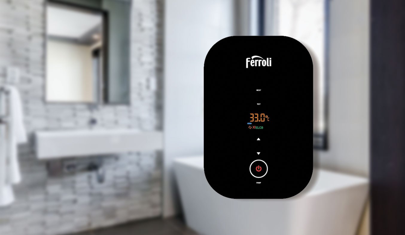 Máy nước nóng trực tiếp Ferroli Amore GDP điều khiển điện tử