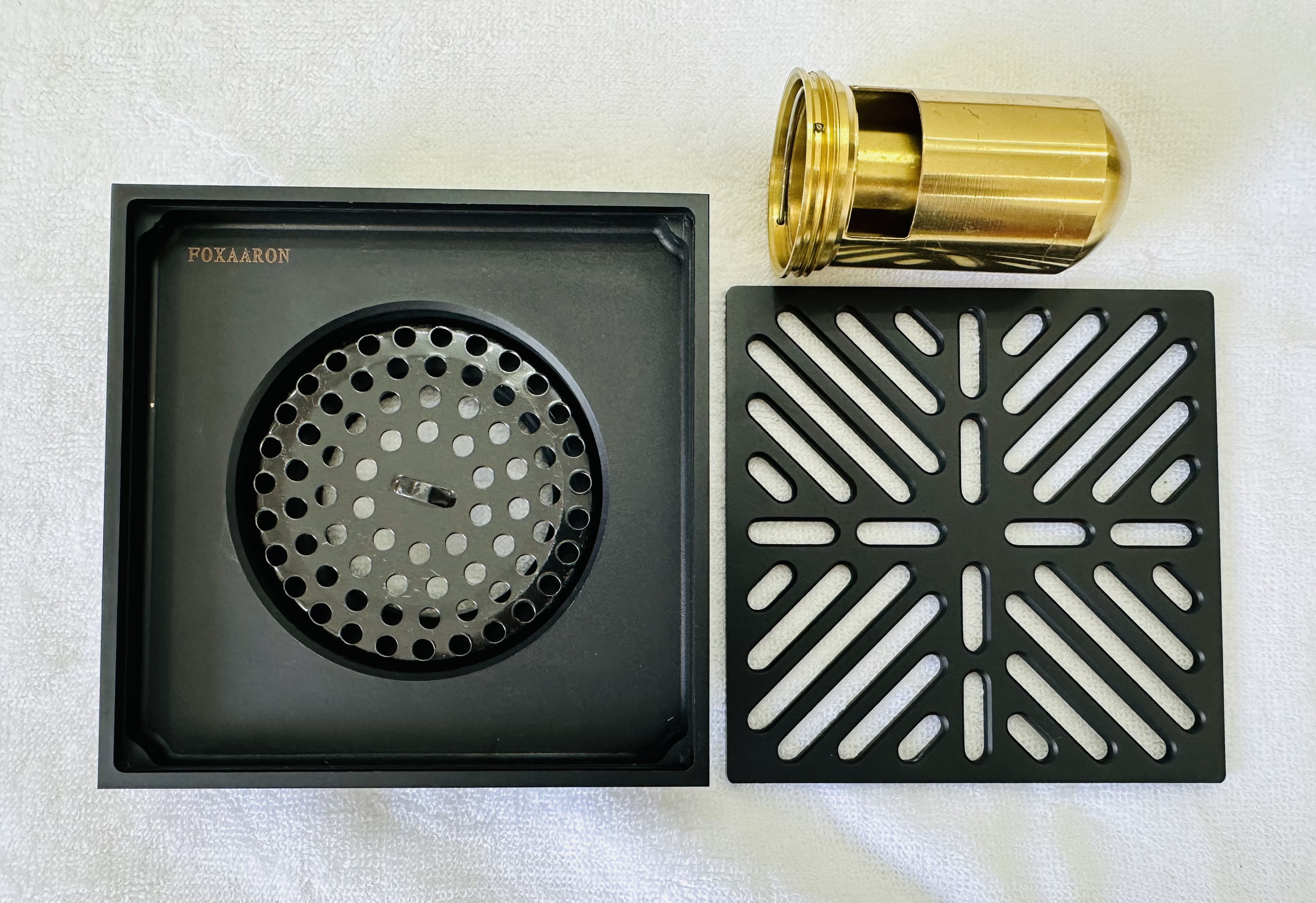 Phễu thoát sàn Foxaaron 12x12cm HP-8012-2