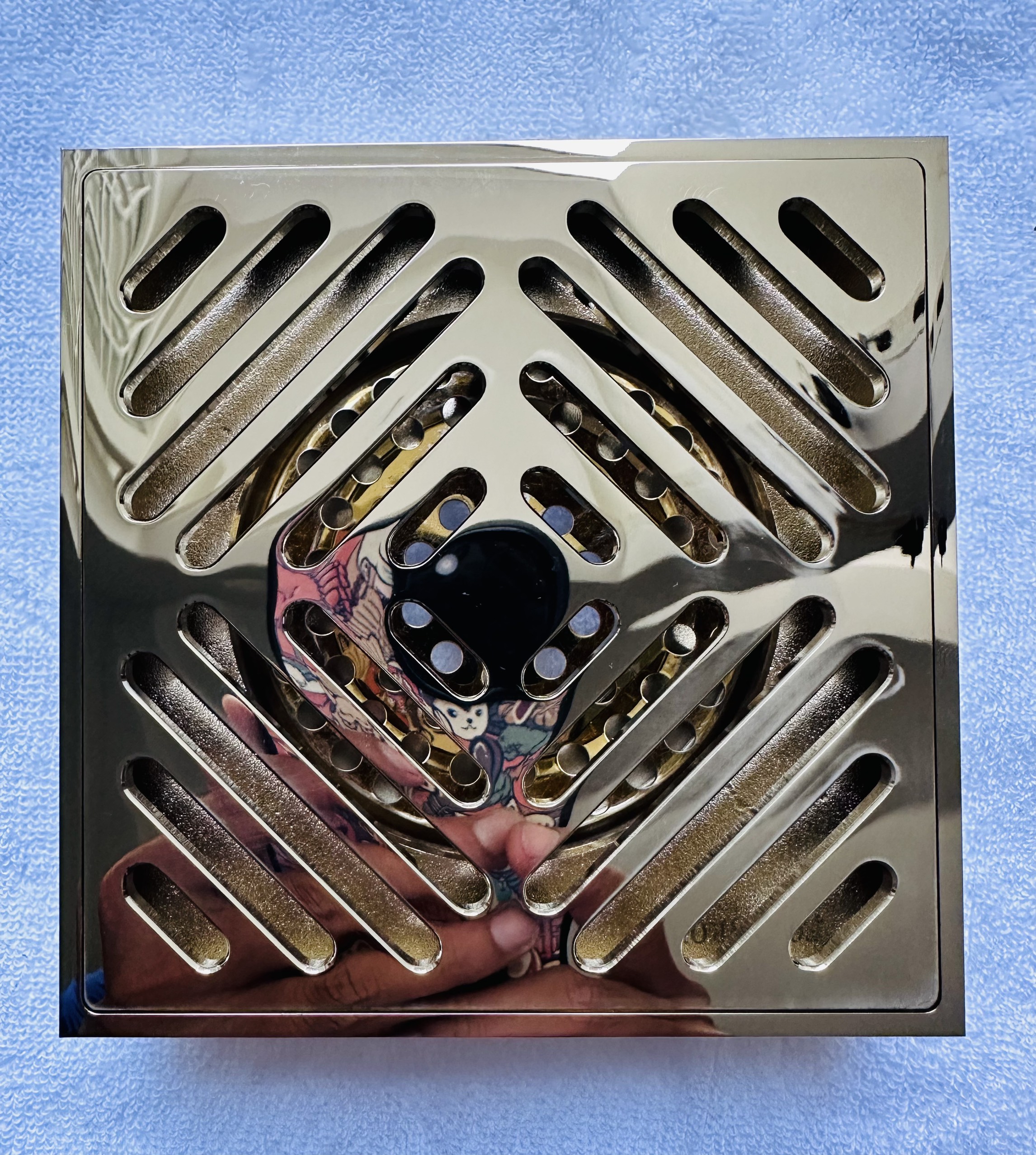 Phễu thoát sàn Foxaaron 12x12cm HP-8012-2