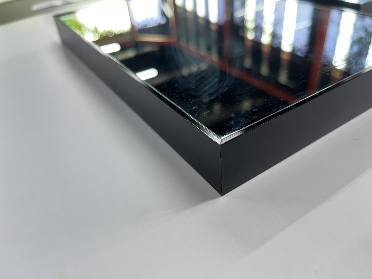 Gương viền nhôm màu Black Brushed GLS BF5BR30 chữ nhật đứng 50x70cm
