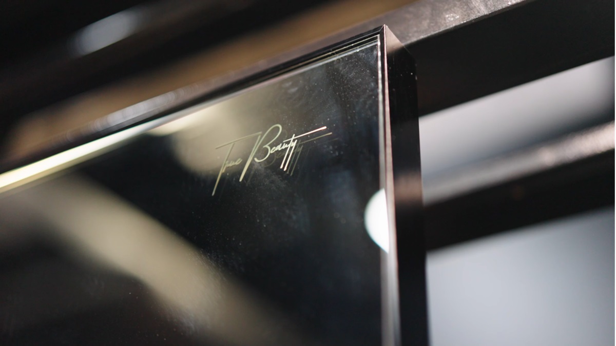 Gương viền nhôm màu Black Brushed GLS BF5BR70 toàn thân 60x160cm