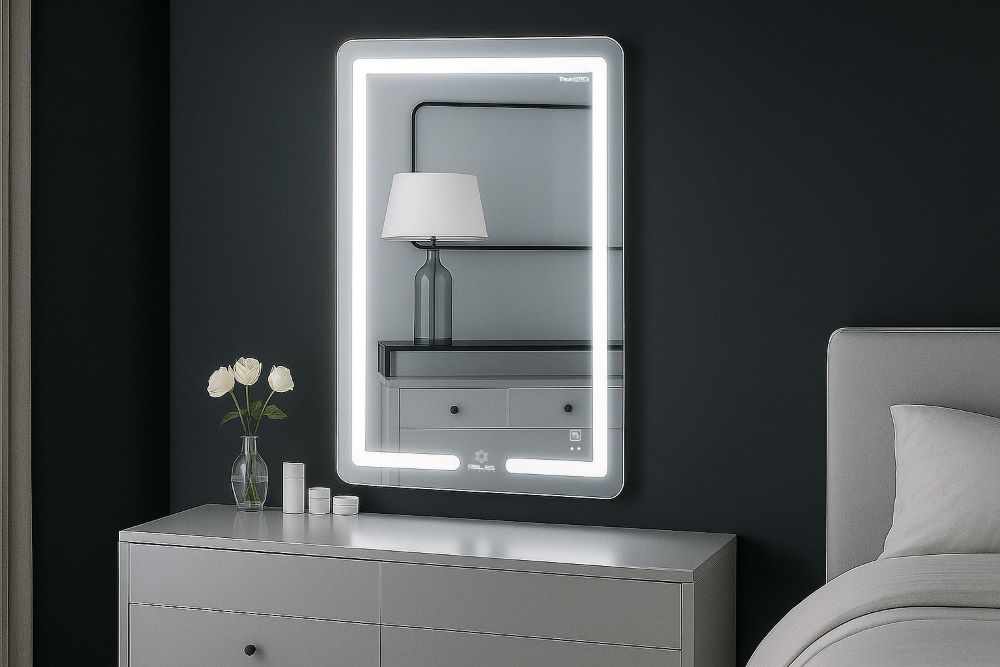 Gương Led GLS BQ35R38 chữ nhật đứng 50x70cm