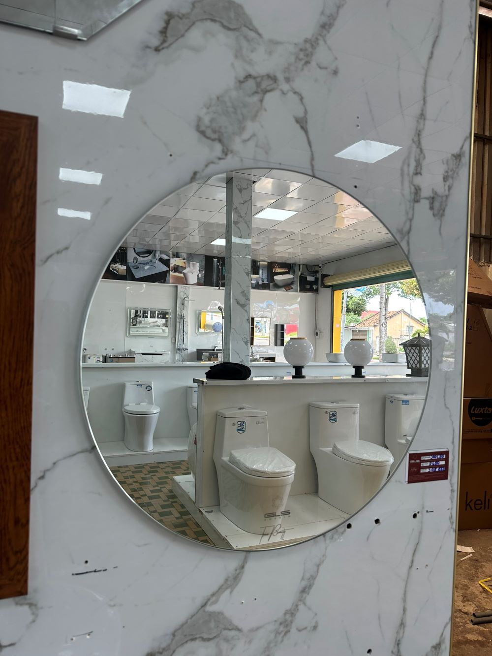 Gương trơn GLS BS00C80 tròn D60cm