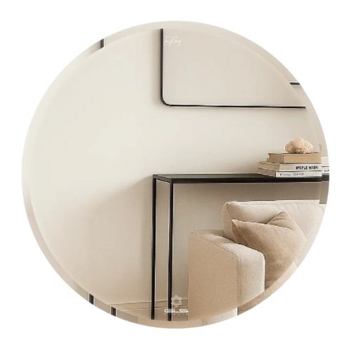 Gương trơn GLS BS00C81 tròn D60cm vát cạnh