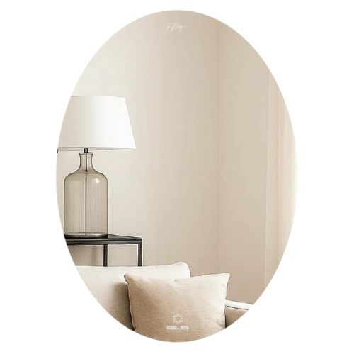 Gương trơn GLS BS00E30 elip 50x70cm