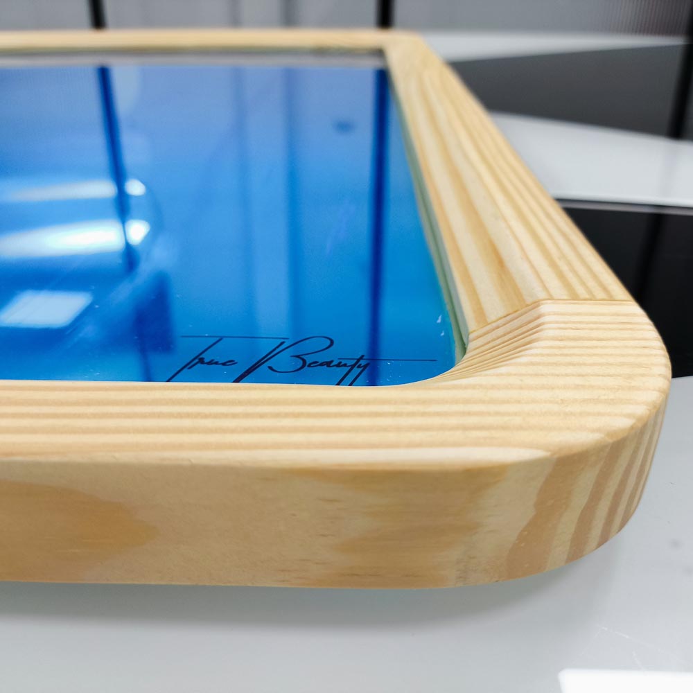 Gương soi chữ nhật khung viền gỗ 50x70cm GLS F46R30 / F47R30 / F48R30