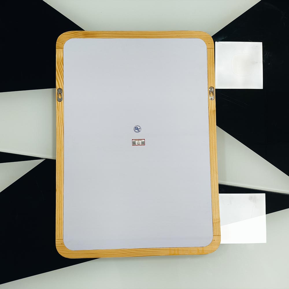 Gương soi chữ nhật khung viền gỗ 50x70cm GLS F46R30 / F47R30 / F48R30