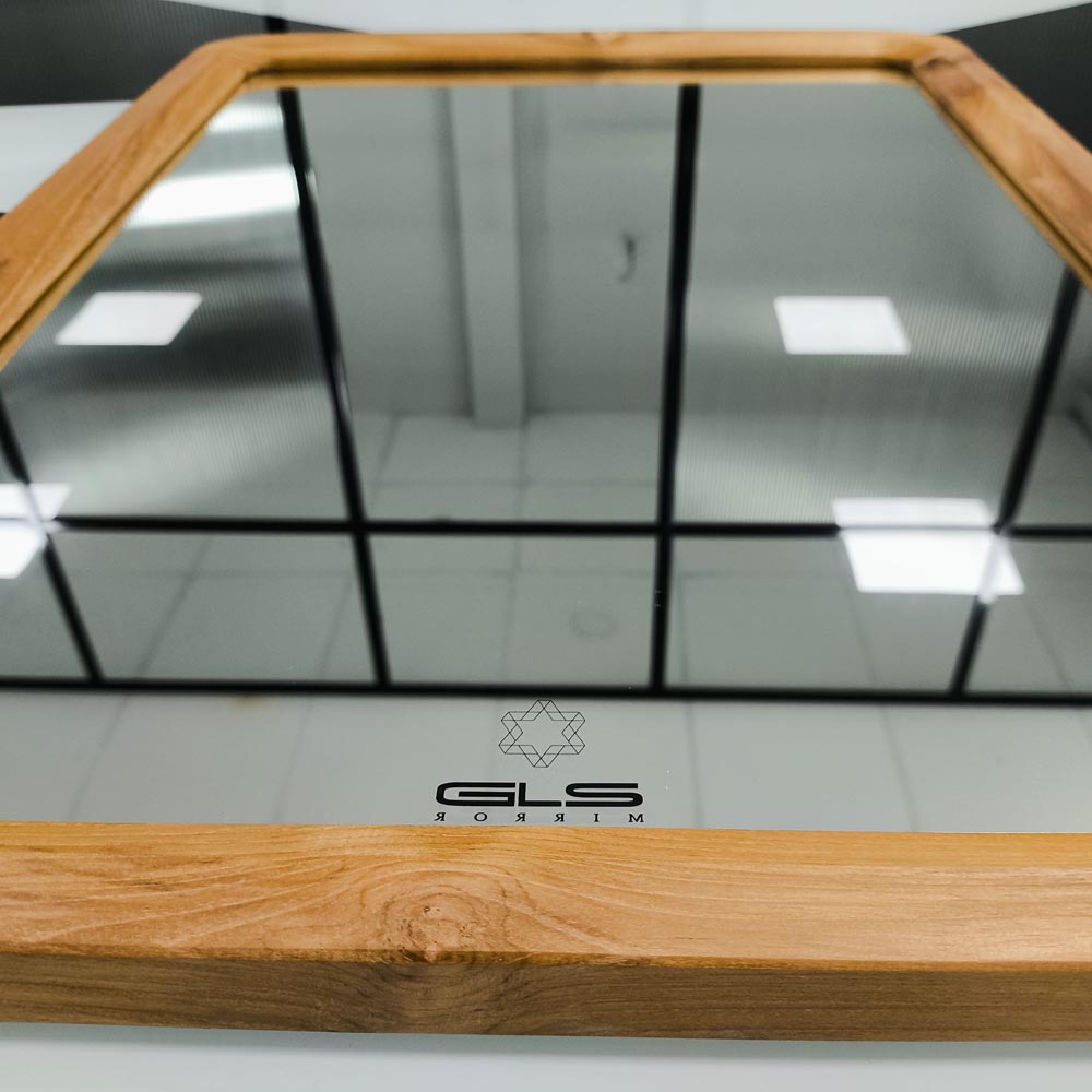 Gương soi chữ nhật khung viền gỗ 50x70cm GLS F46R30 / F47R30 / F48R30