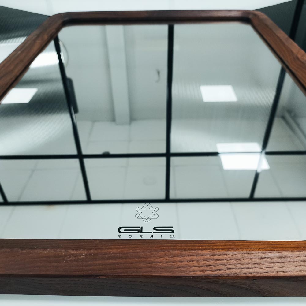 Gương soi chữ nhật khung viền gỗ 50x70cm GLS F46R30 / F47R30 / F48R30