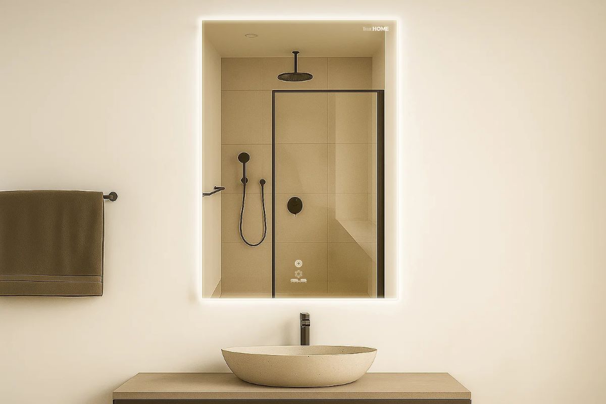 Gương Led GLS HM35R30 chữ nhật đứng 50x70cm