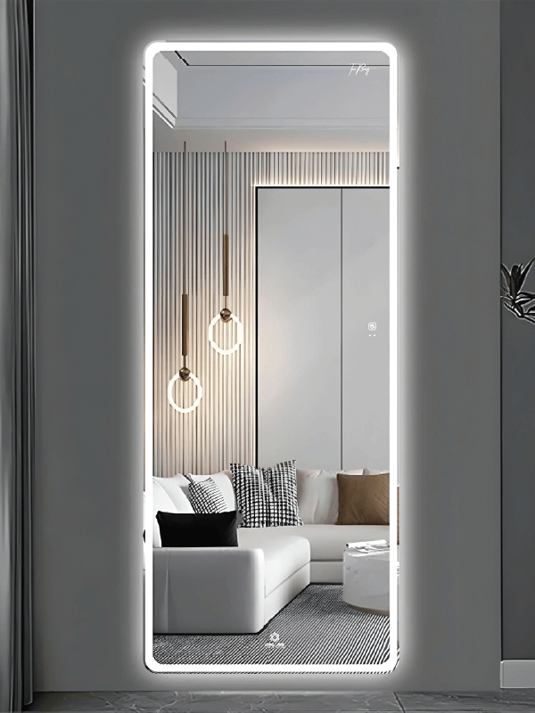 Gương led toàn thân 60x160cm hoa văn GLS M35R76