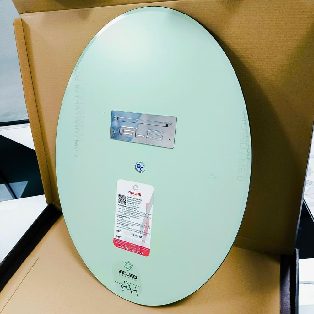 Gương soi ellipes mài cạnh đứng GLS S00E10 S00E30