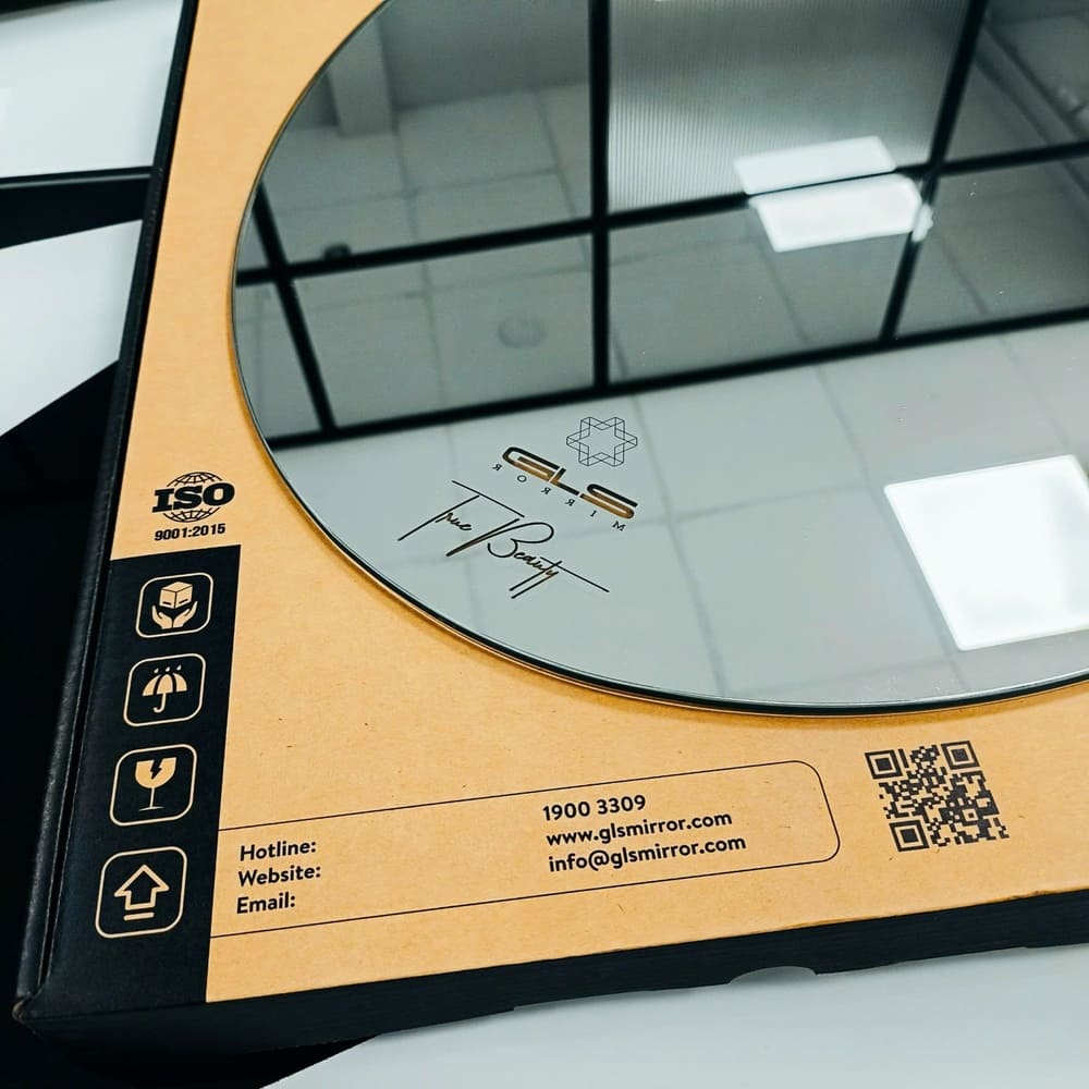 Gương soi ellipes mài cạnh đứng GLS S00E10 S00E30
