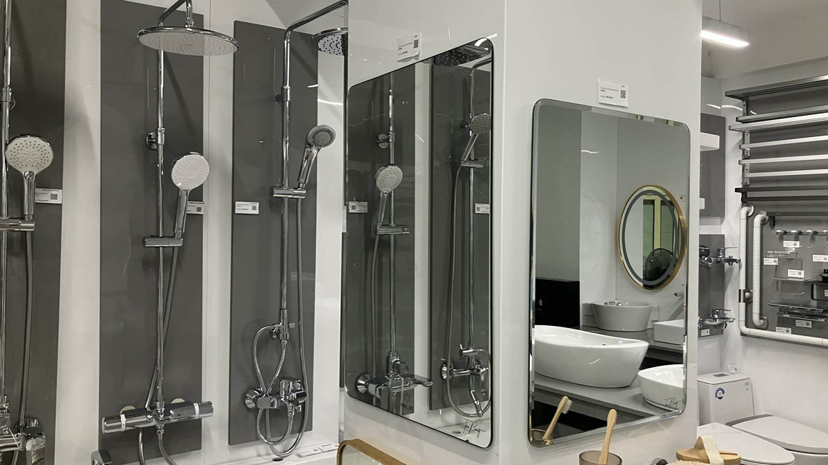 Gương soi chữ nhật mài cạnh đứng GLS S00R10 S00R30 S00R50