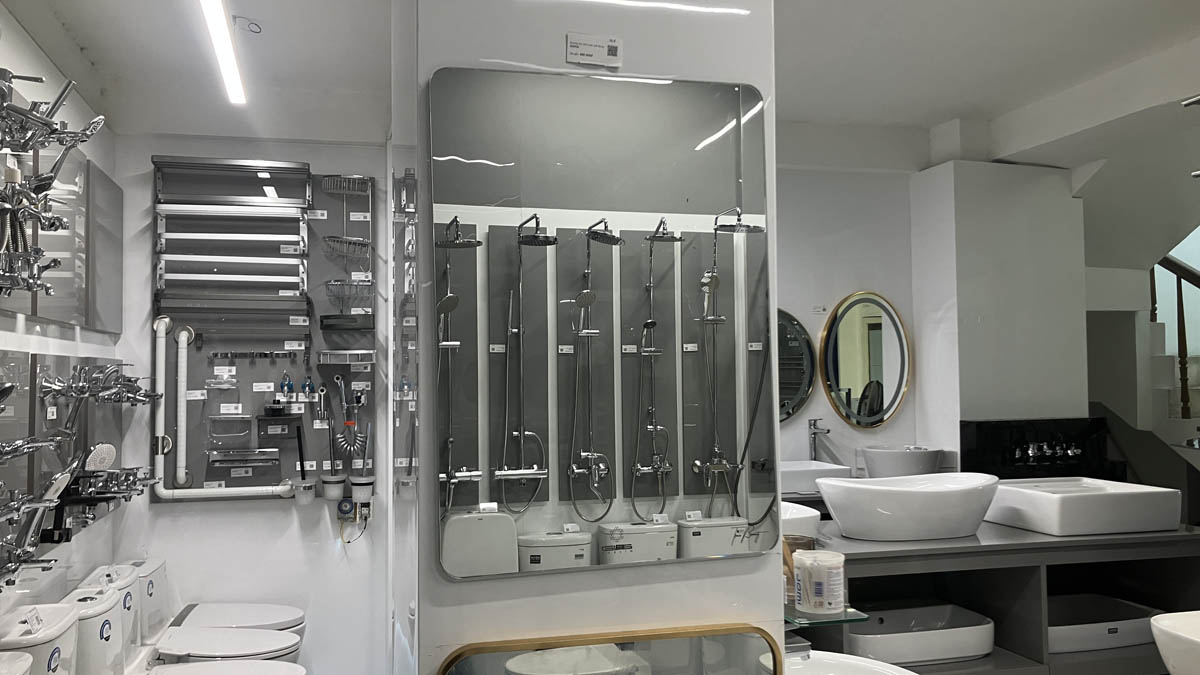 Gương soi chữ nhật mài cạnh đứng GLS S00R10 S00R30 S00R50