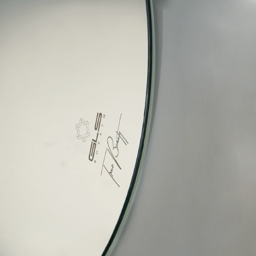 Gương soi tròn D60cm mài cạnh đứng GLS T00C80