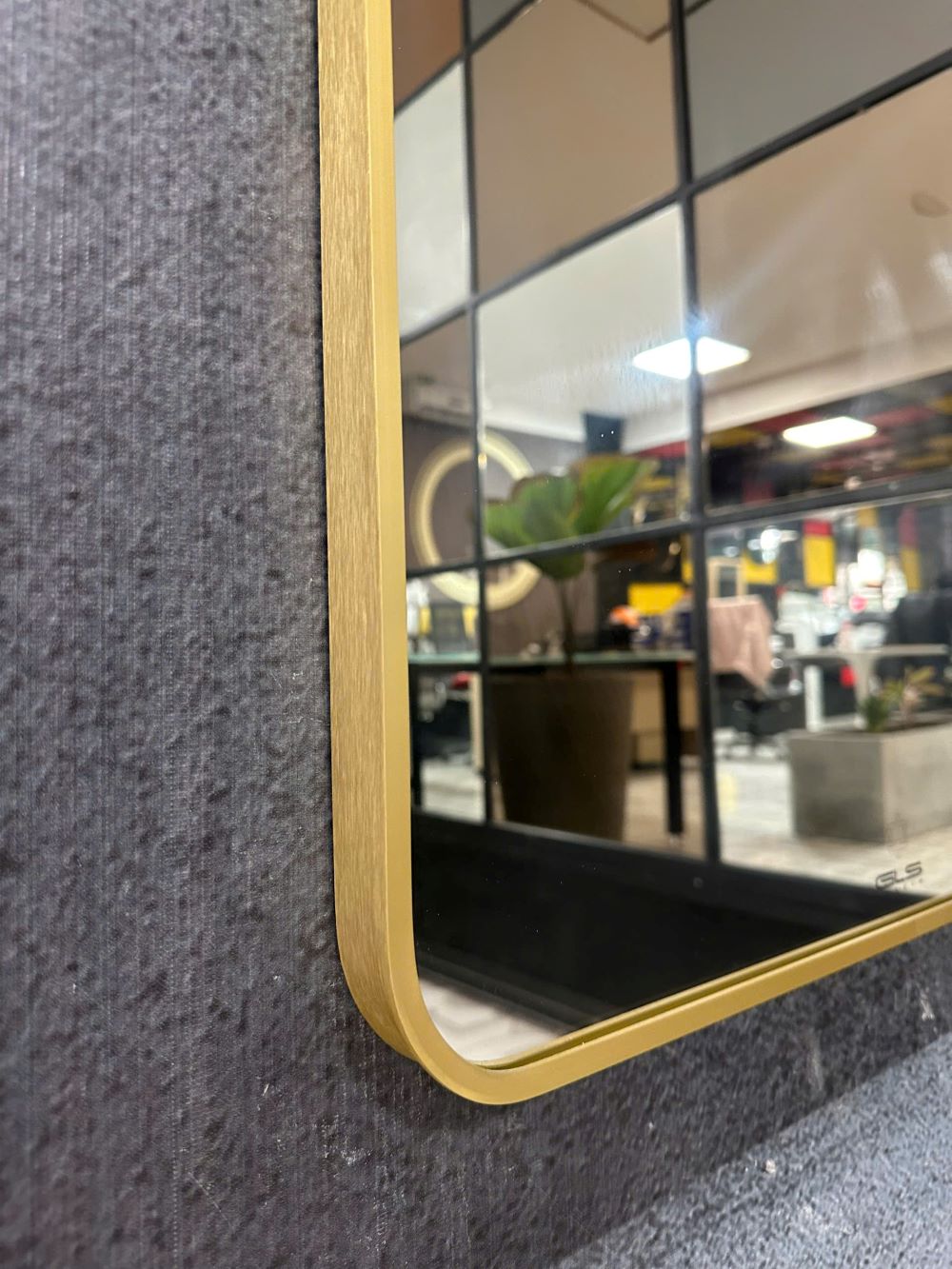 Gương viền nhôm màu gold GLS VF12R70 toàn thân 60x160cm