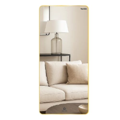 Gương viền nhôm màu gold GLS VF12R70 toàn thân 60x160cm