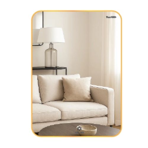 Gương viền nhôm màu rose GLS VF13R30 chữ nhật đứng 50x70cm