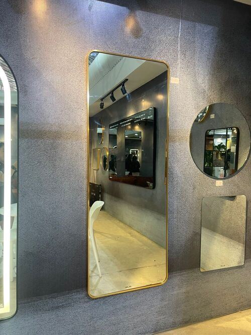 Gương viền nhôm màu rose GLS VF13R70 toàn thân 60x160cm