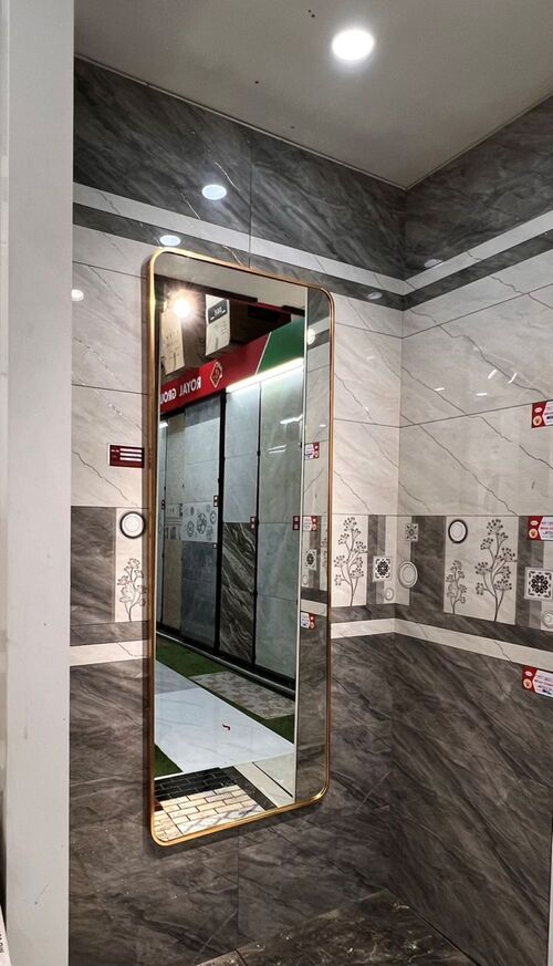 Gương viền nhôm màu rose GLS VF13R70 toàn thân 60x160cm