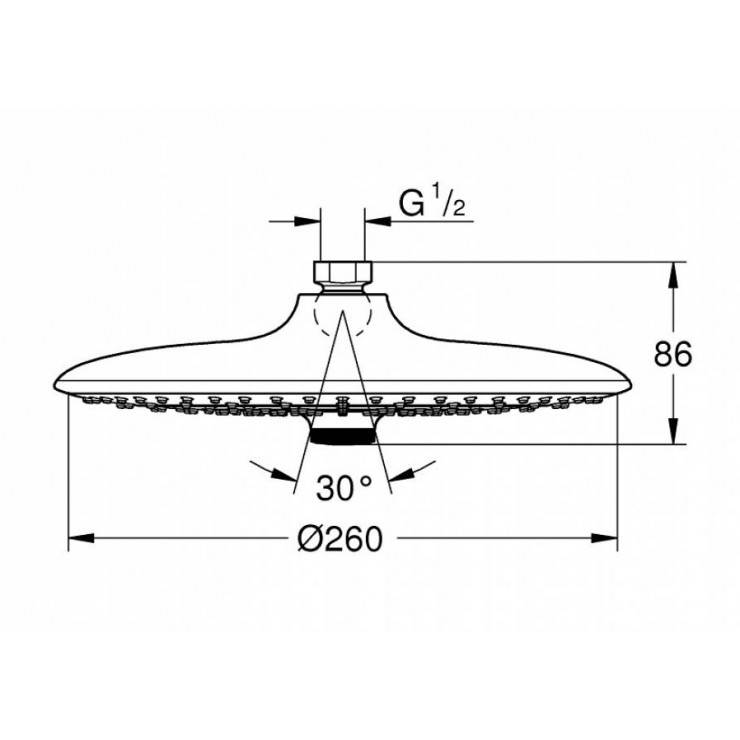 Bát sen Euphoria 260 Grohe 26455000
