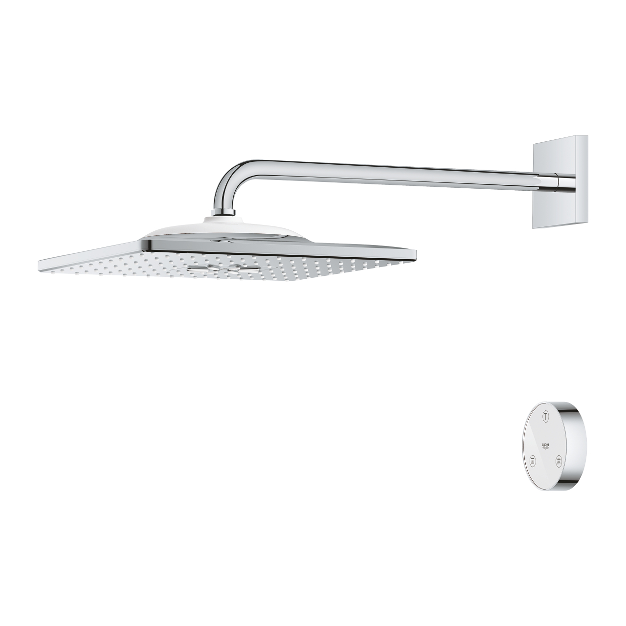 Bộ bát sen tắm gắn tường 2 chế độ kèm remote Rainshower SmartConnect 310 GROHE 26642000