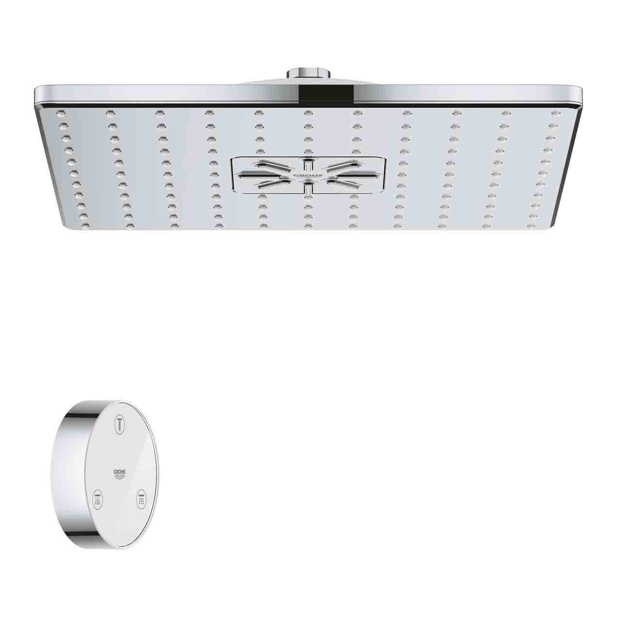 Bát sen tắm 2 chế độ kèm remote Rainshower SmartConnect 310 Cube GROHE 26645000