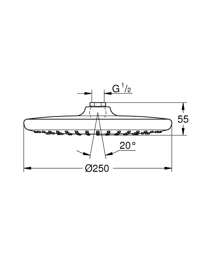 Bát sen Tempesta 250 GROHE 26662000