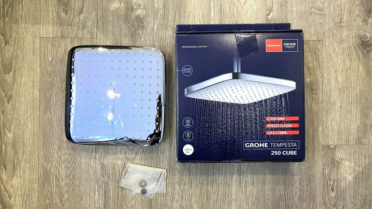 Bát sen vuông Tempesta Cube 250 Grohe 26685000