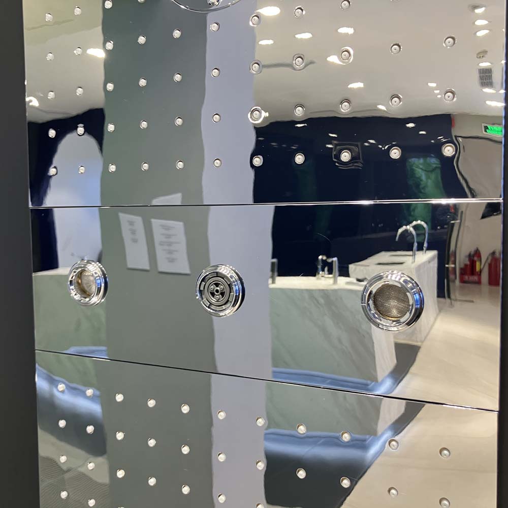 Ốp chụp bát sen âm trần 3 lỗ Rainshower Aqua GROHE 26786000