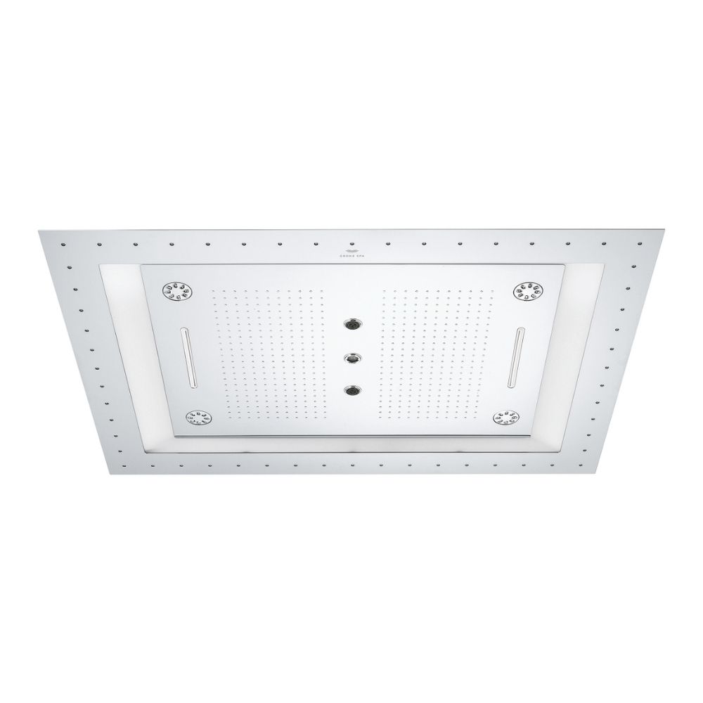 Bát sen tắm âm trần 6 chế độ có đèn LED Rainshower Aqua GROHE 26863000