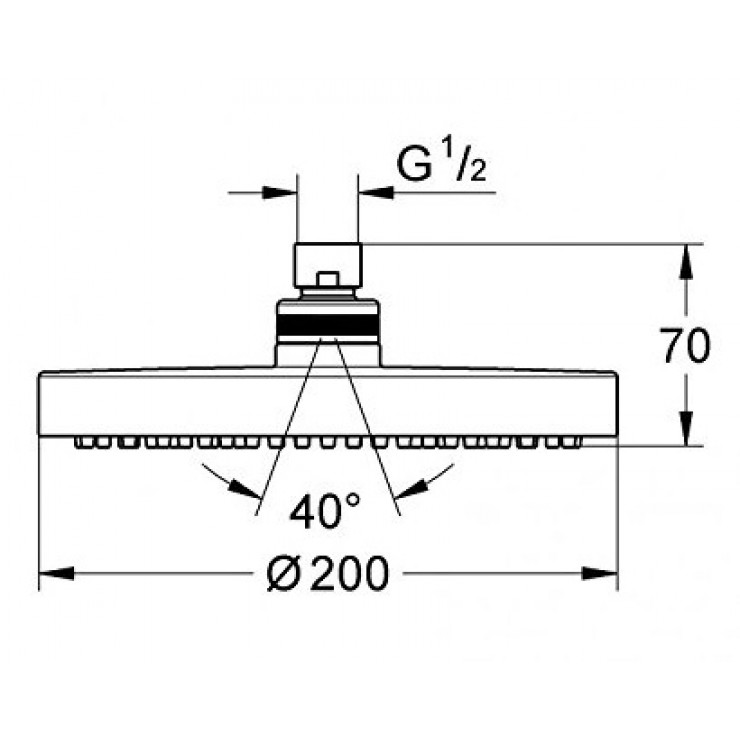 Bát sen New Tempesta Cosmopolitan 200 Grohe 27541001