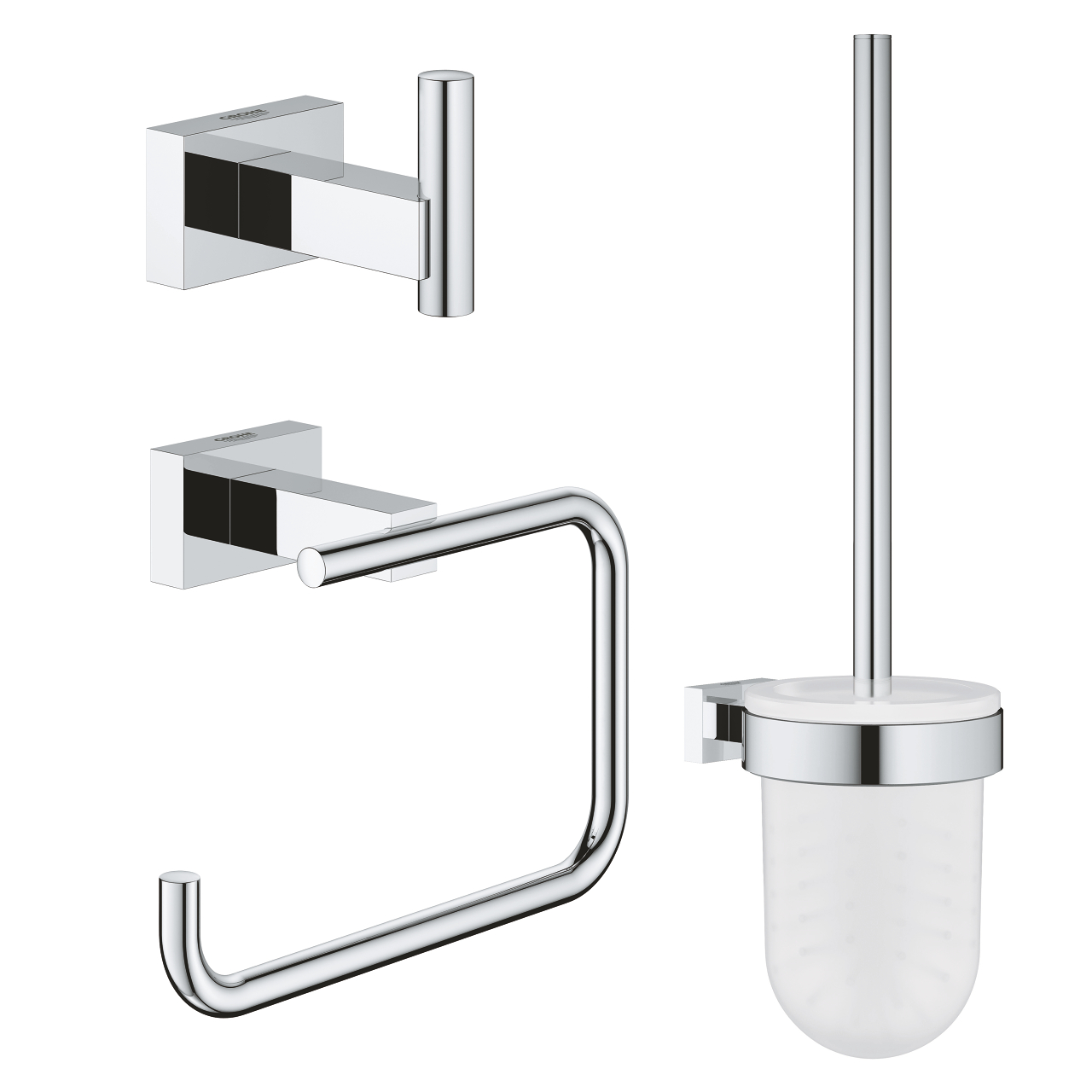 Bộ phụ kiện phòng tắm 3in1 Essentials Cube GROHE 40757001