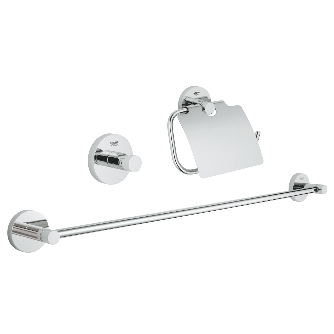 Bộ phụ kiện phòng tắm 3in1 Essentials GROHE 40775001