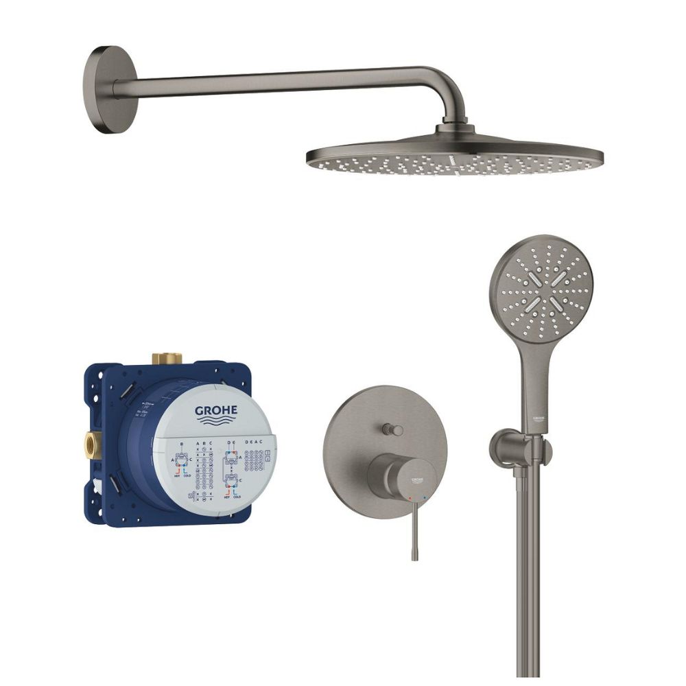 Bộ sen tắm âm tường ổn nhiệt tròn Essence 2 đường nước GROHE 25287AL0