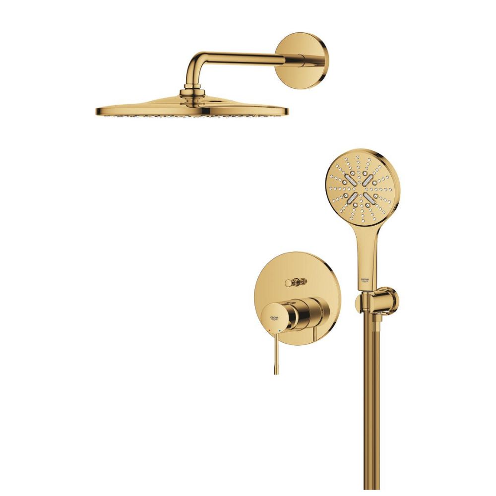 Bộ sen tắm âm tường ổn nhiệt tròn Essence 2 đường nước GROHE 25287AL0