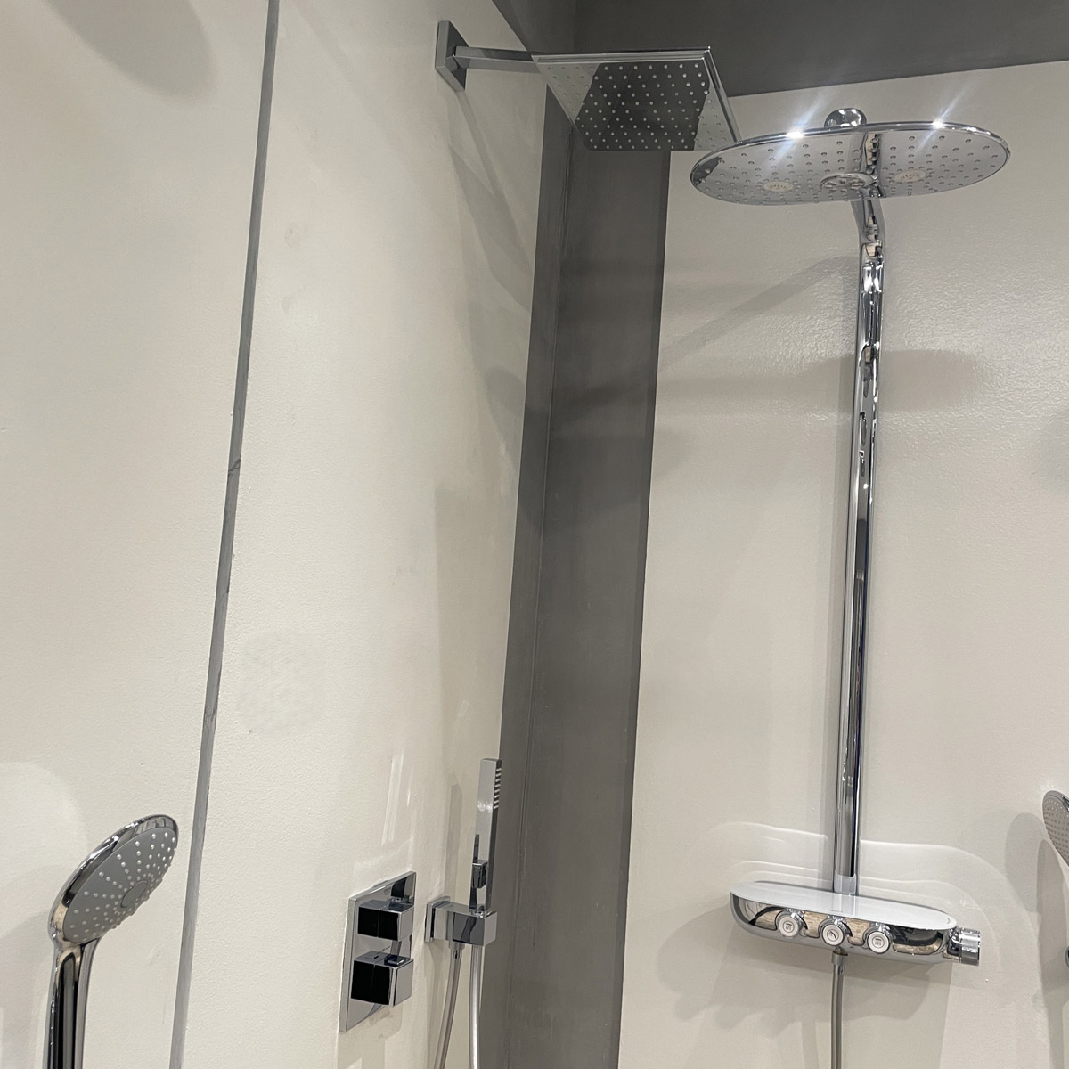 Bộ sen âm tường ổn nhiệt vuông Allure 230 GROHE 34741000