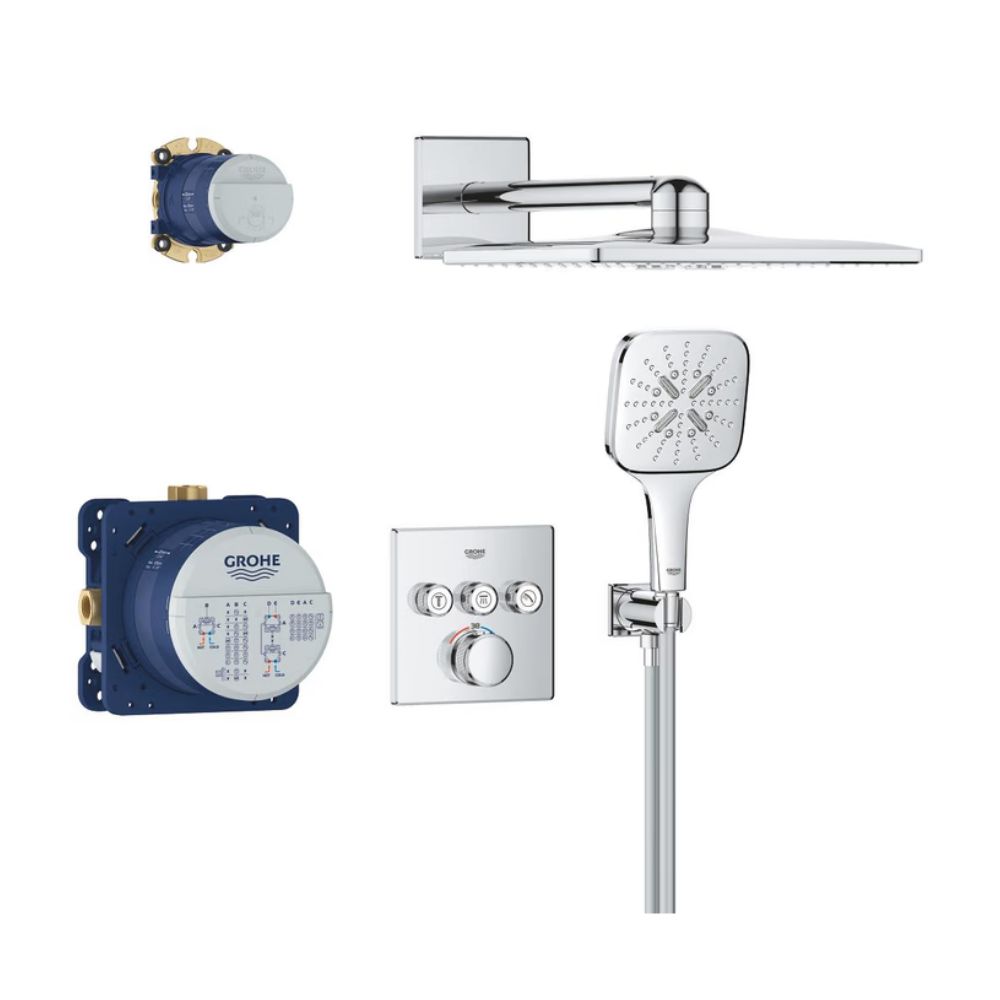 Bộ sen âm tường nhiệt độ GROHE 34864000 2 đường nước
