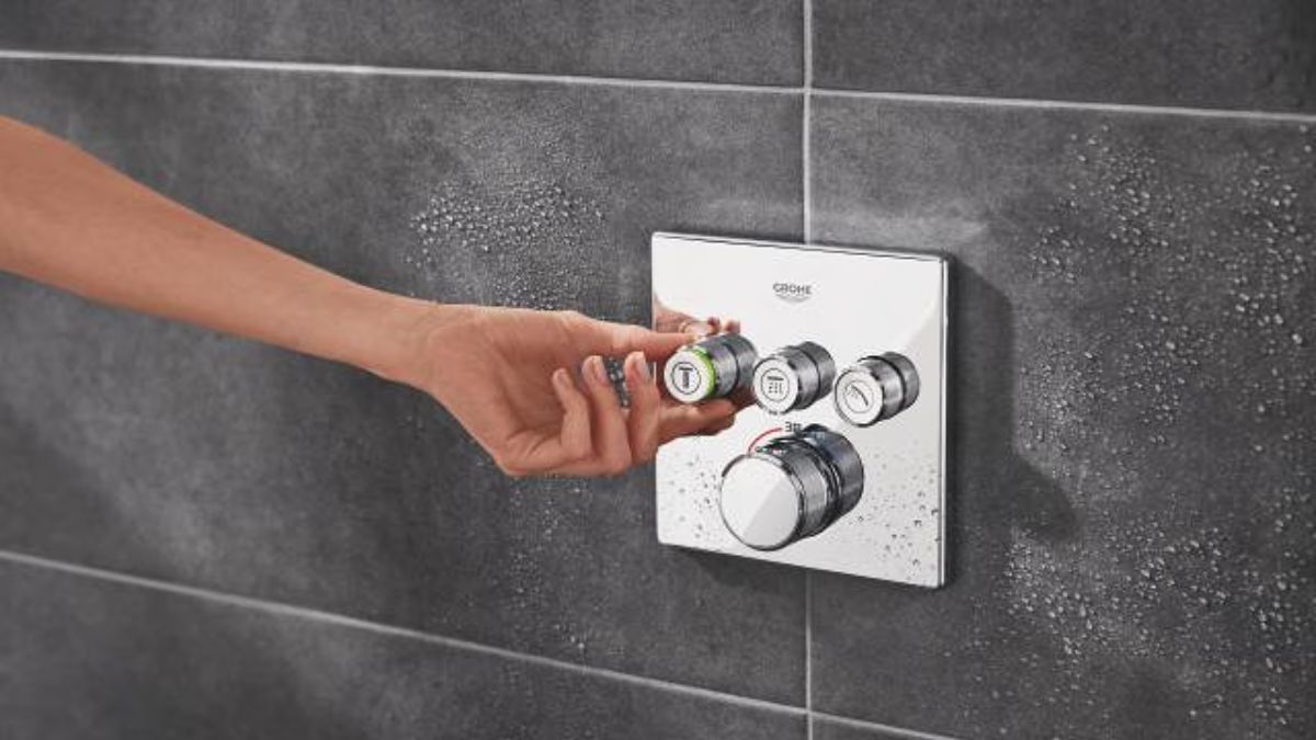 Bộ sen âm tường nhiệt độ GROHE 34864000 2 đường nước