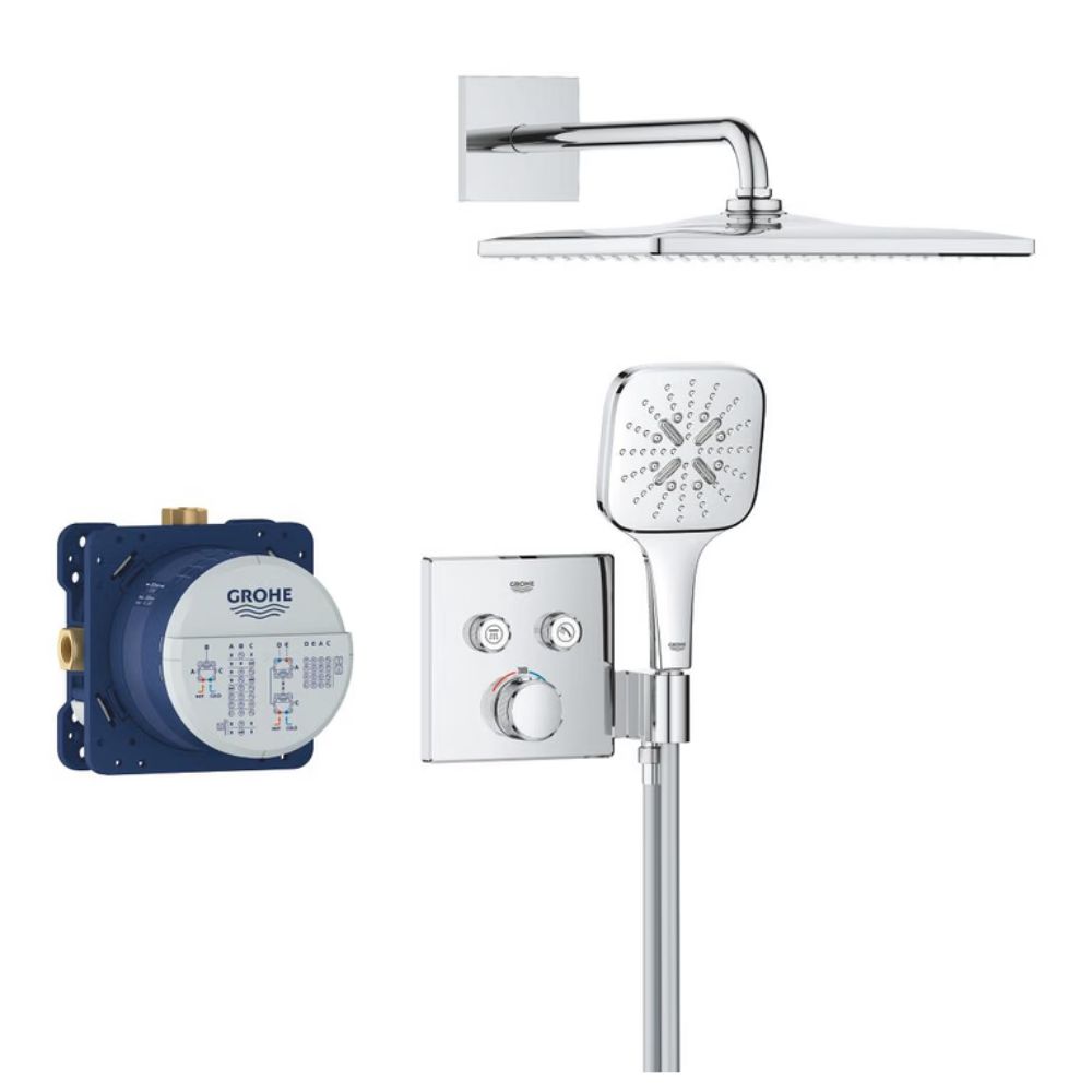 Bộ sen âm tường nhiệt độ GROHE 34865000 2 đường nước