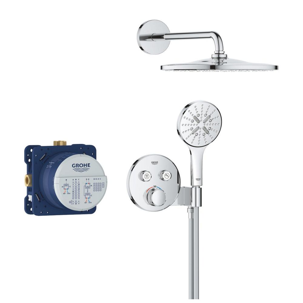 Bộ sen âm tường nhiệt độ GROHE 34866000 2 đường nước